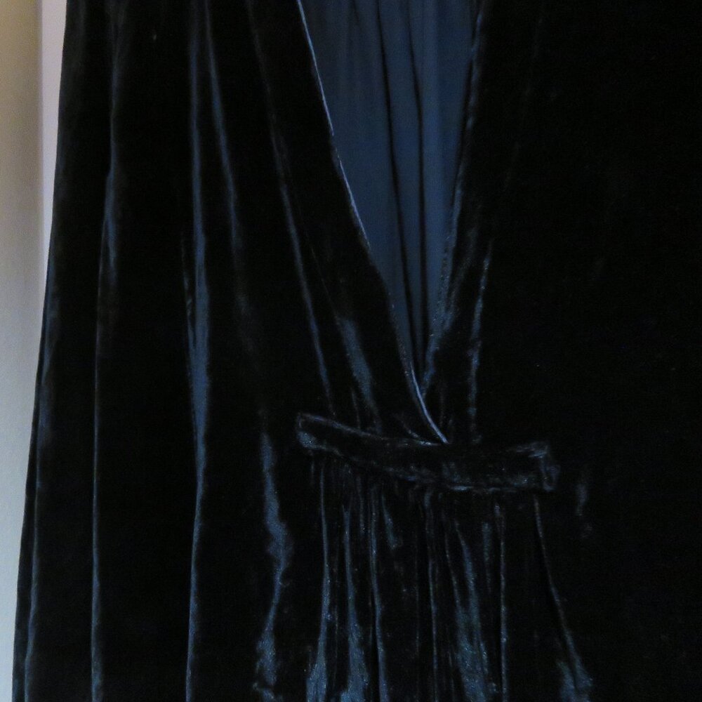 FREE PEOPLE X CP SHADES Jacey Velvet Mini Dress in Black Boho Minimalist Size S - Picture 8 of 13